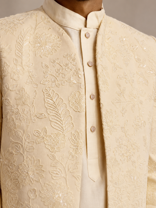 Ivory Embroidered Jacket