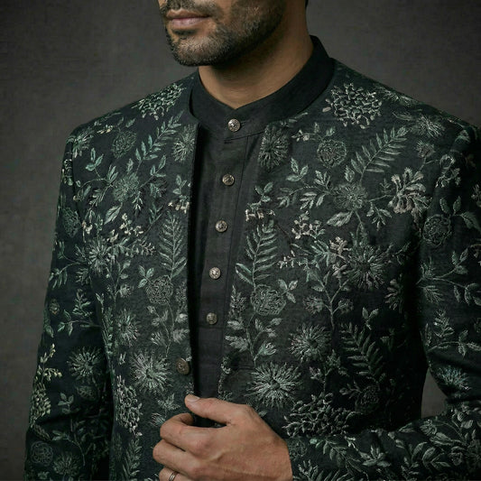 Black Embroidered Jacket