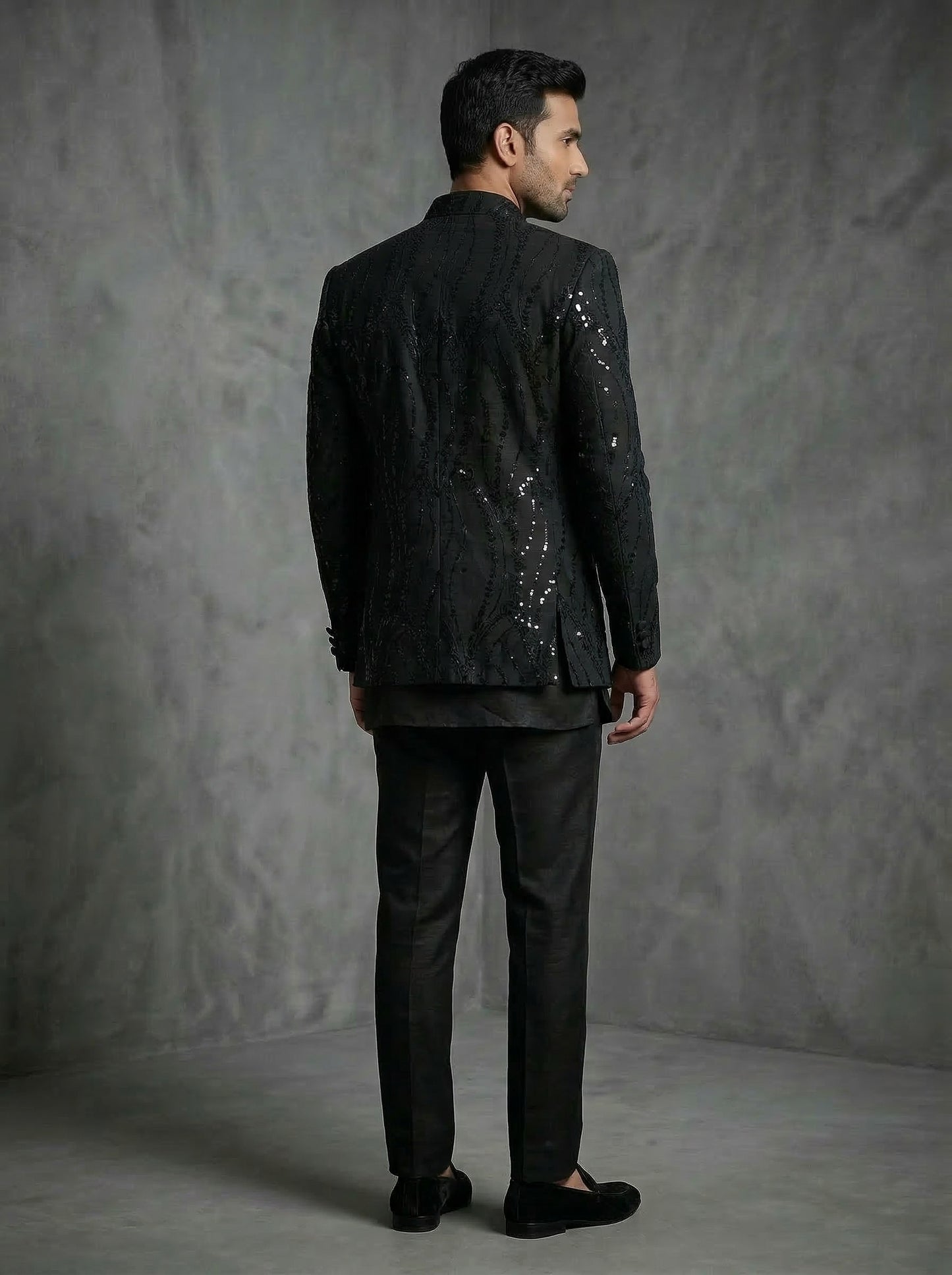 Black Sequins Jacket