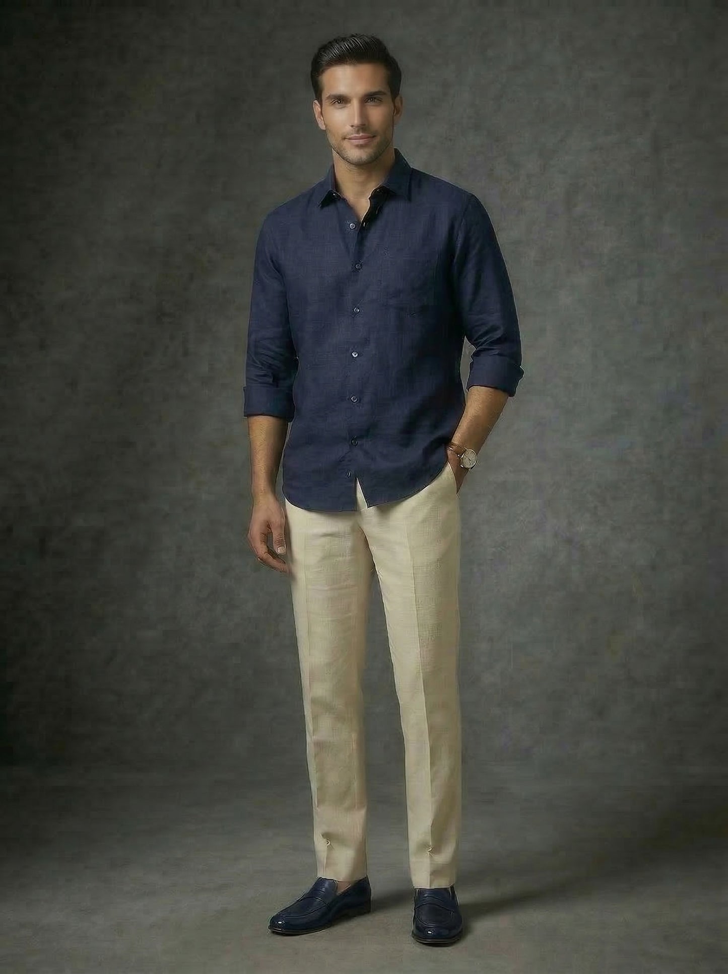 Cream Trousers