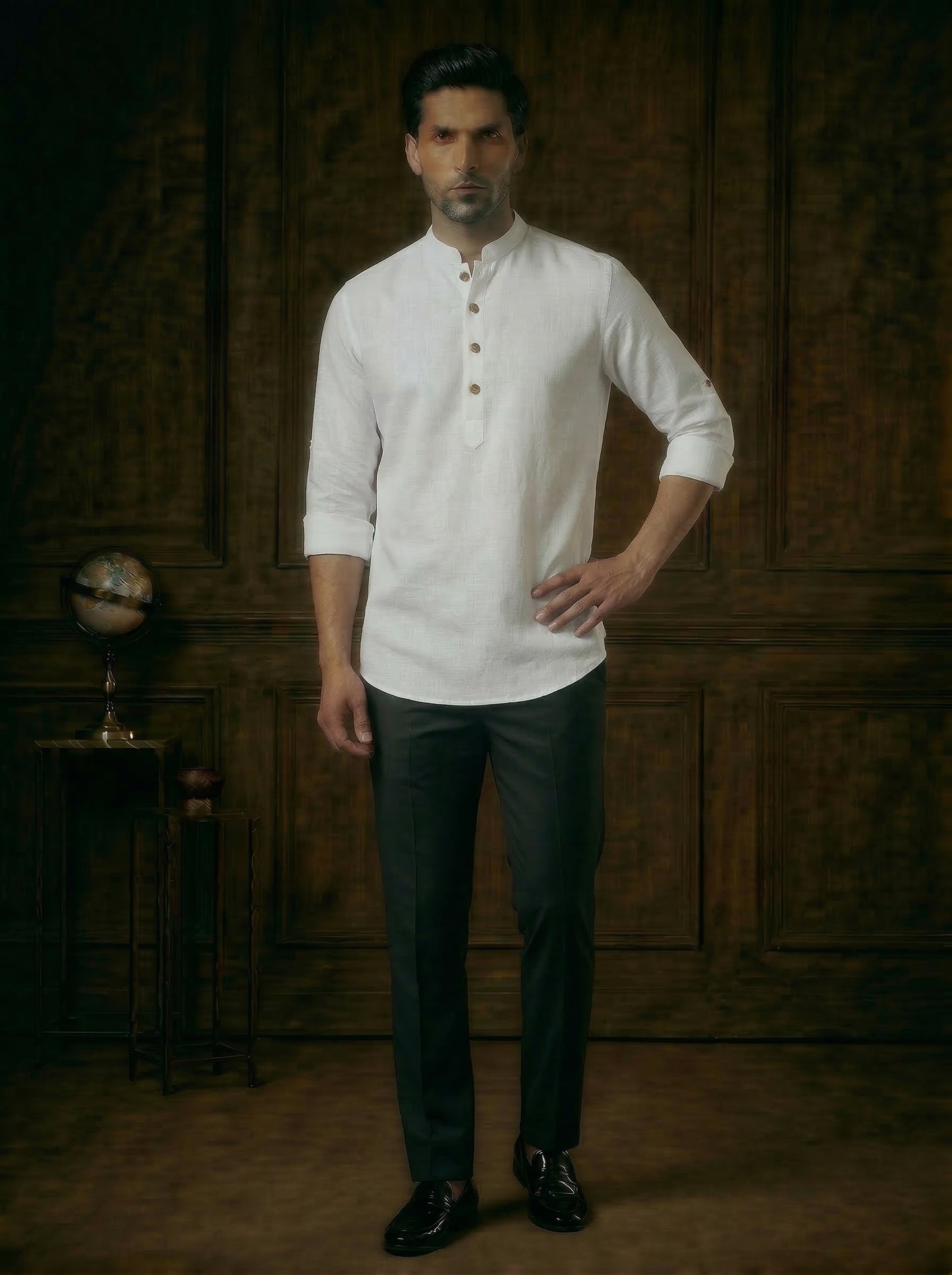 White Kurta Shirt