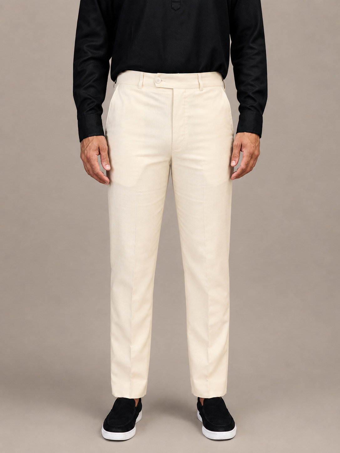 Cream Trousers