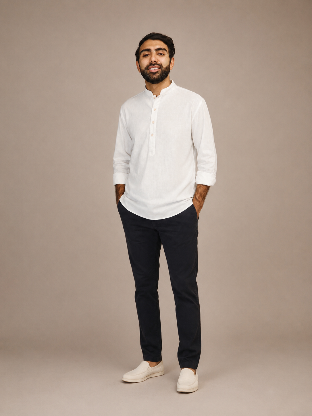 White Kurta Shirt