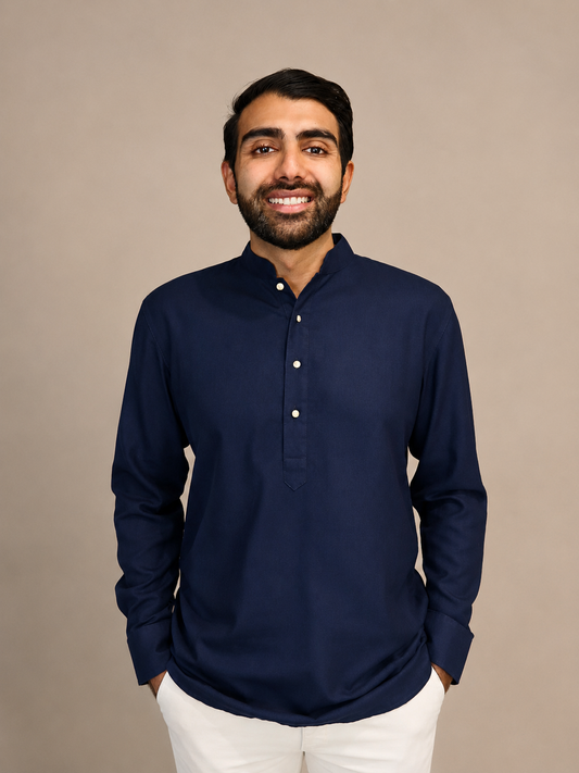 Blue Kurta Shirt