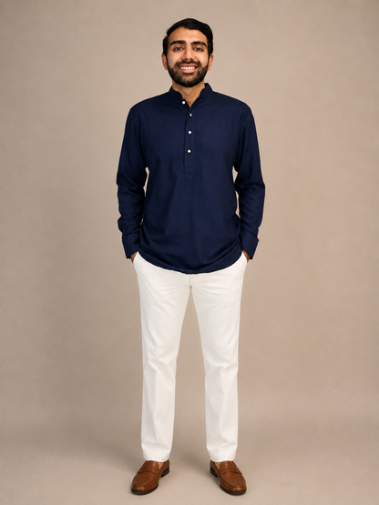 Blue Kurta Shirt