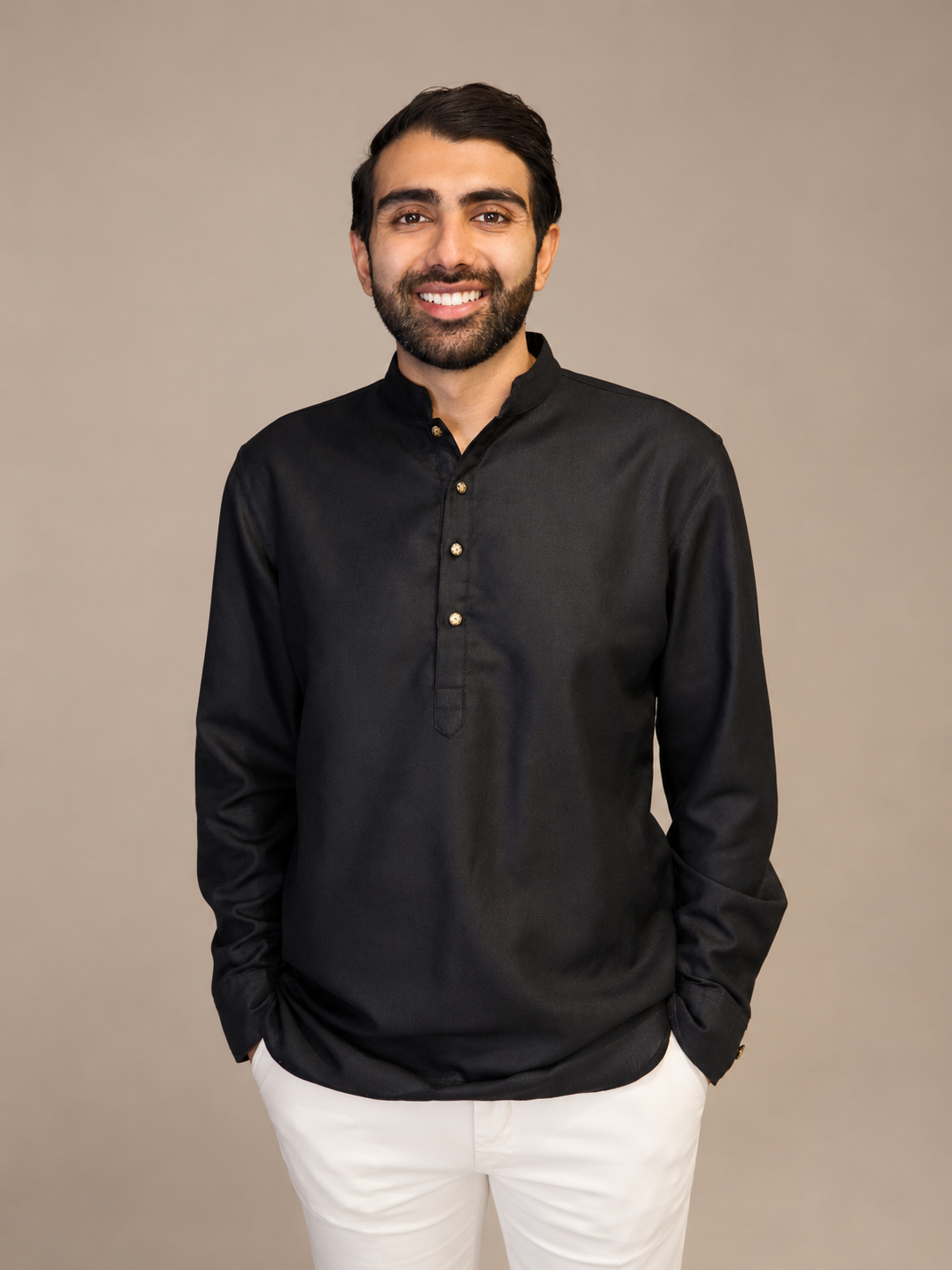 Black Kurta Shirt
