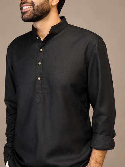 Black Kurta Shirt