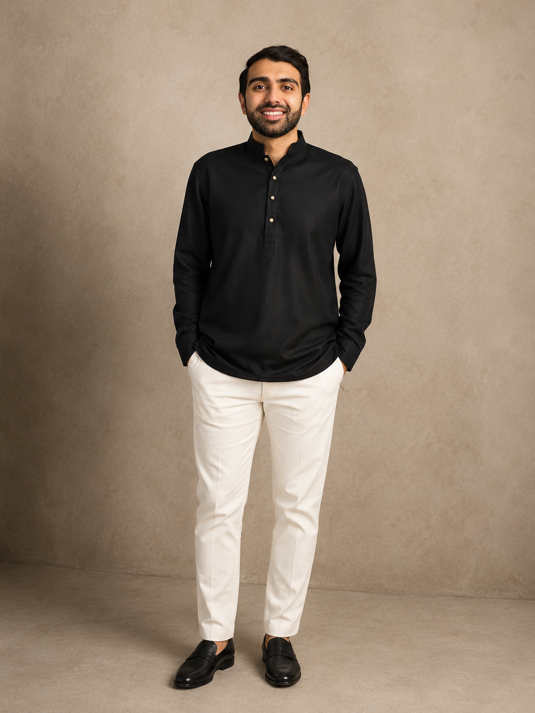 Black Kurta Shirt