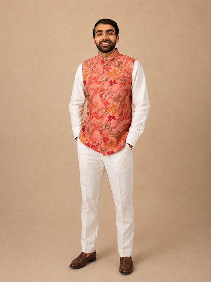 Amber Orange Waistcoat