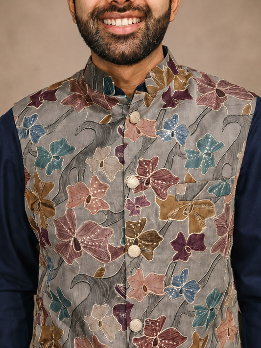 Stone Blue Waistcoat