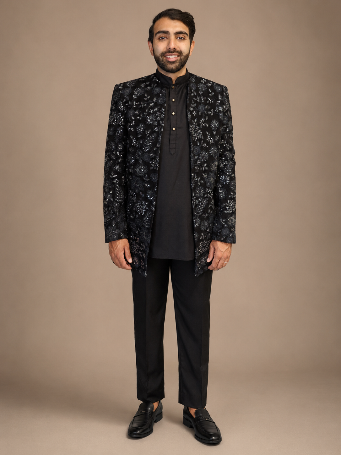 Black Embroidered Jacket