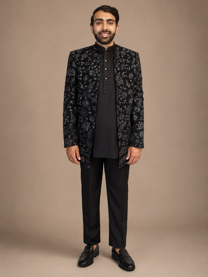 Black Embroidered Jacket
