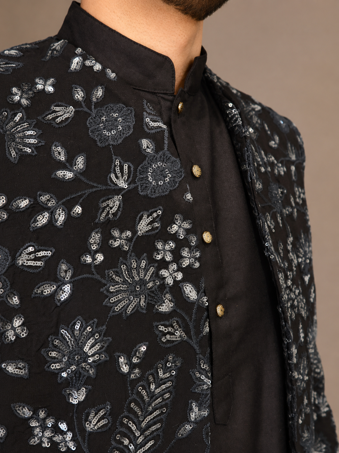 Black Embroidered Jacket