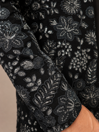 Black Embroidered Jacket