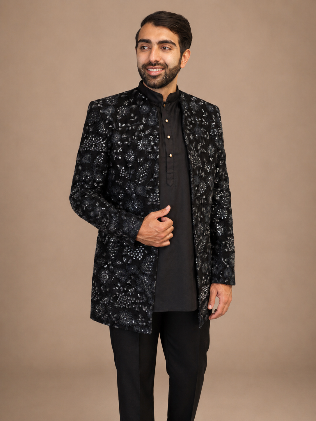 Black Embroidered Jacket