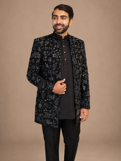 Black Embroidered Jacket
