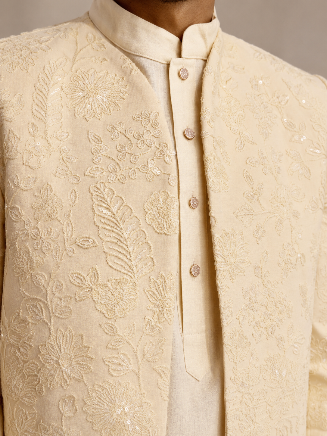 Ivory Embroidered Jacket