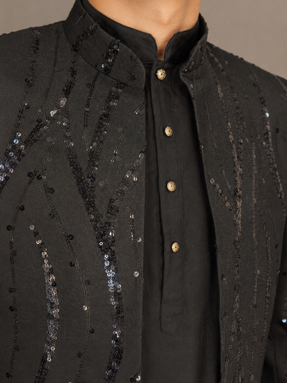 Black Sequins Jacket