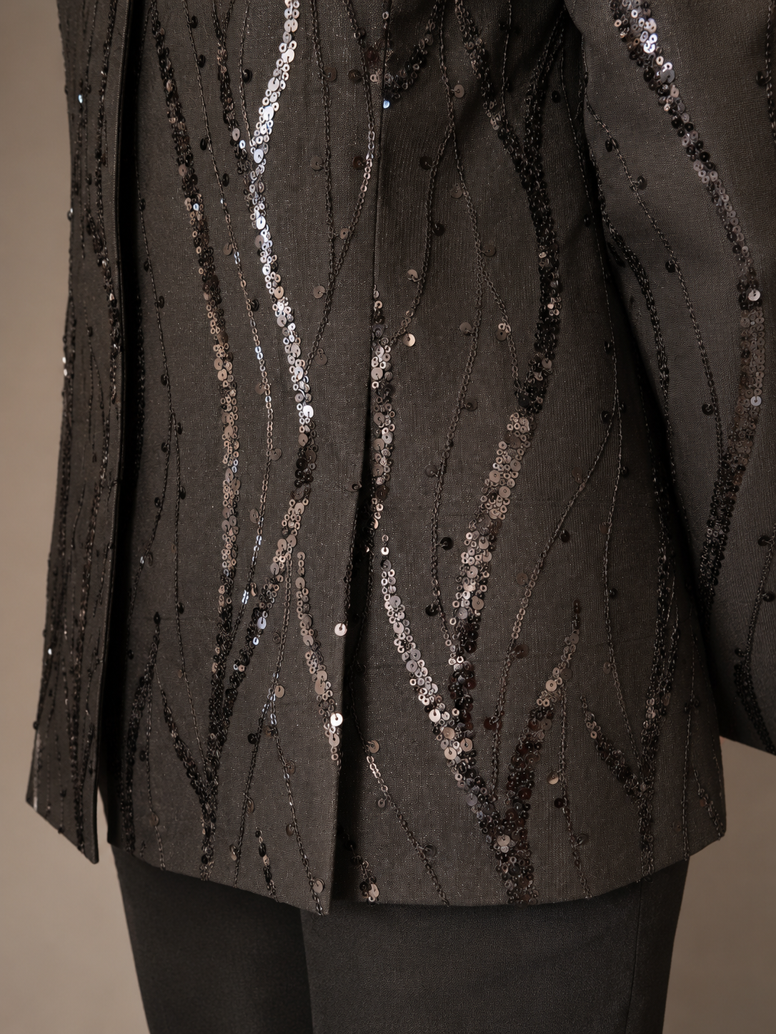 Black Sequins Jacket