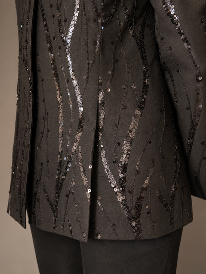 Black Sequins Jacket