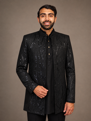 Black Sequins Jacket