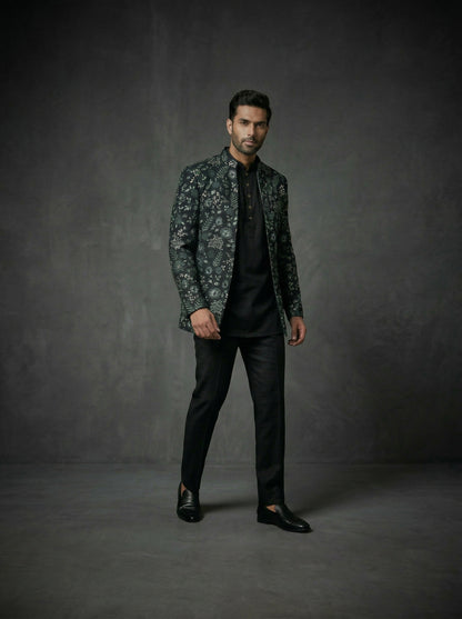 Black Embroidered Jacket