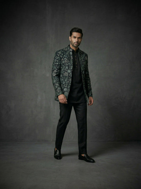 Black Embroidered Jacket