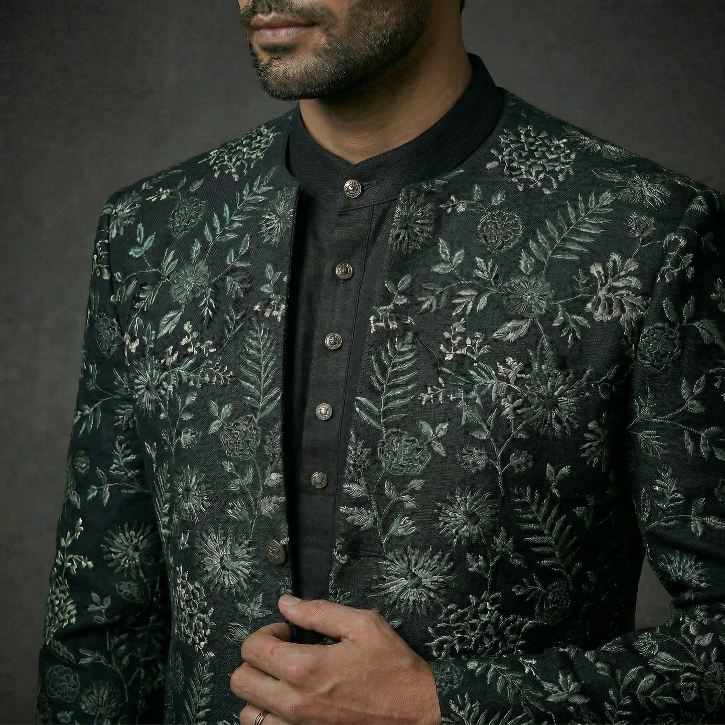 Black Embroidered Jacket
