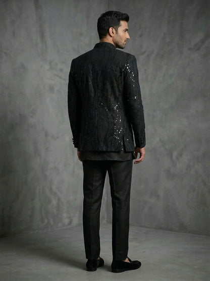 Black Sequins Jacket