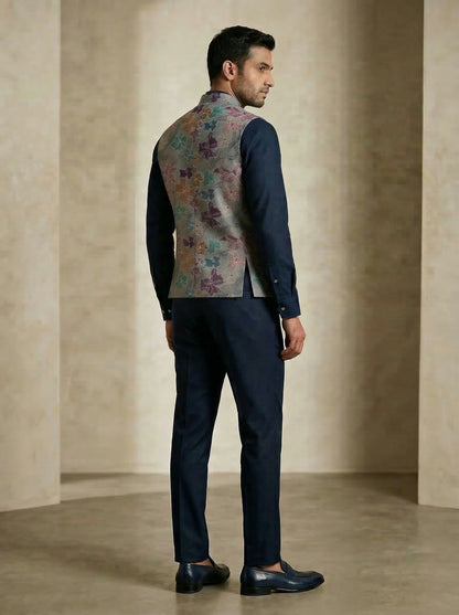 Stone Blue Waistcoat