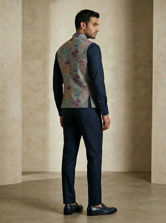 Stone Blue Waistcoat