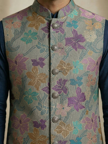 Stone Blue Waistcoat