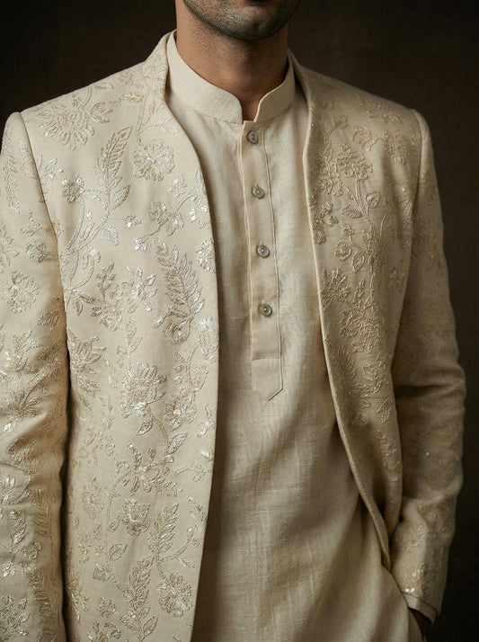 Ivory Embroidered Jacket
