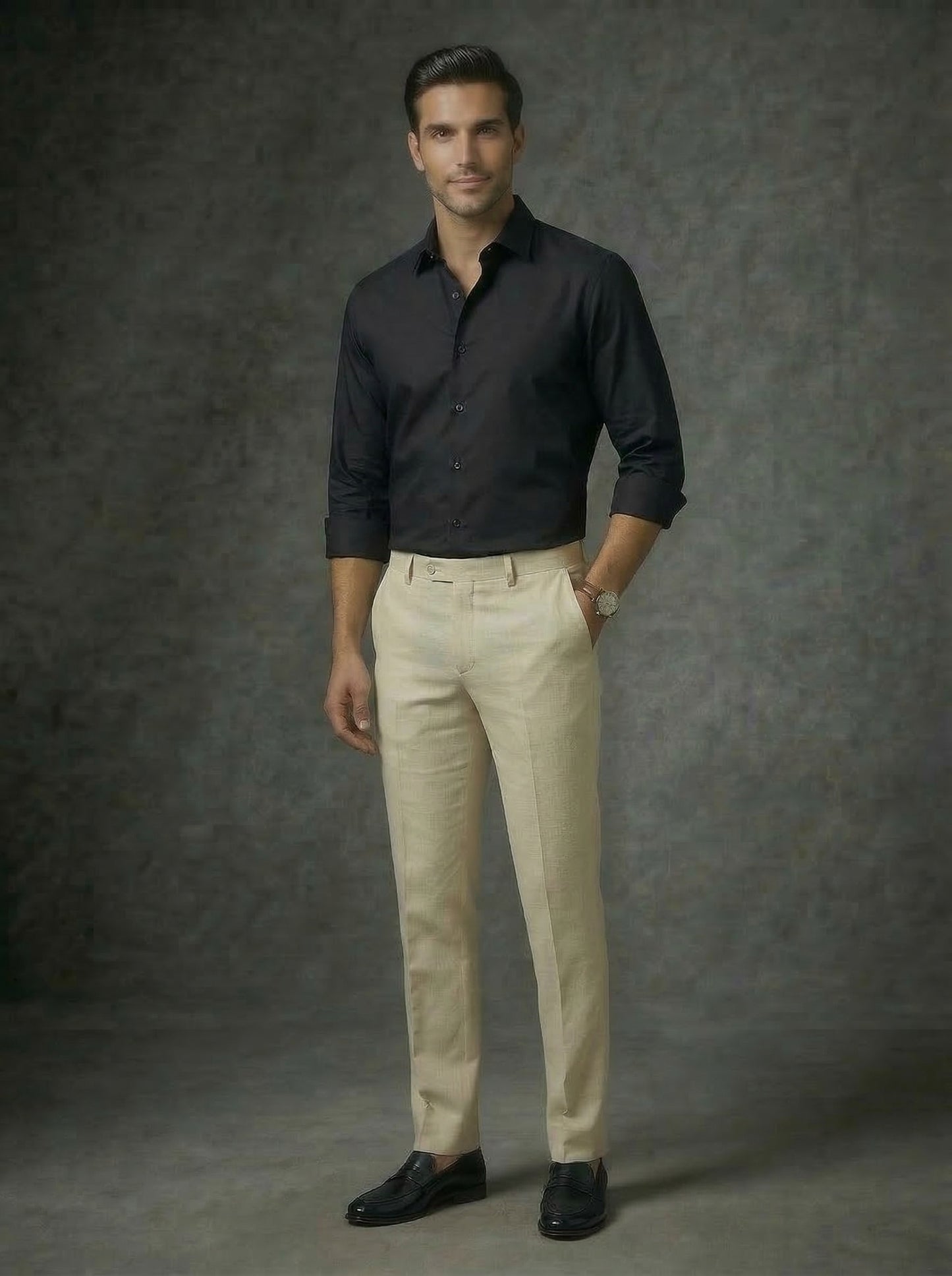 Cream Trousers