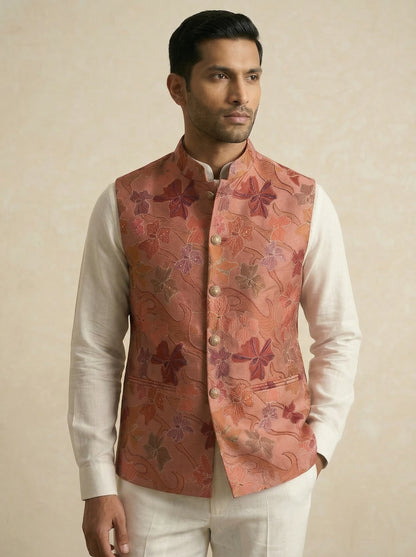 Amber Orange Waistcoat