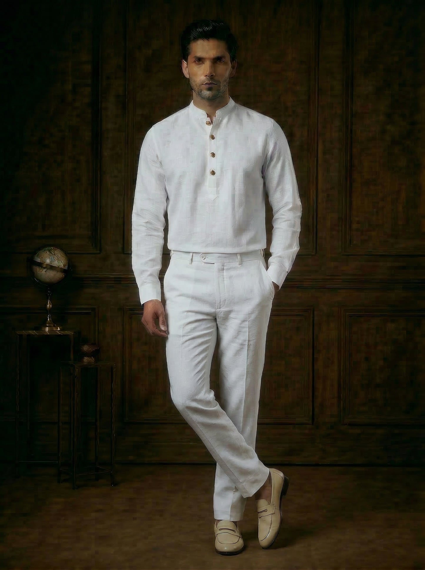 White Kurta Shirt