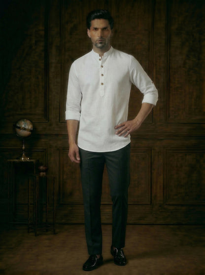 White Kurta Shirt